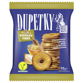 Zestaw 21x Dupetky 70 g smak cebula, miód i musztarda