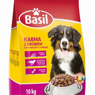 Karma sucha Basil 10 kg dla psa z drobiem