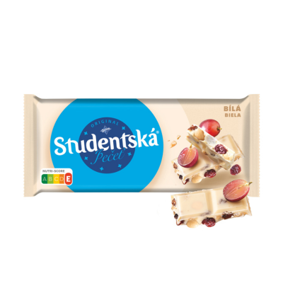 Czekolada Studentska biała 170g Orion