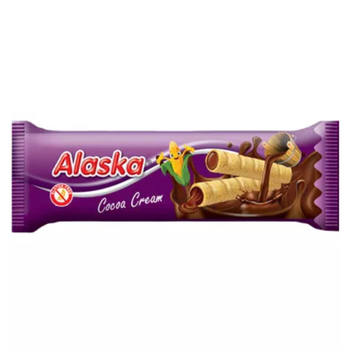 ZESTAW RURKI KUKURYDZIANE ALASKA CZEKOLADOWA 48X18G BEZGLUTENOWE