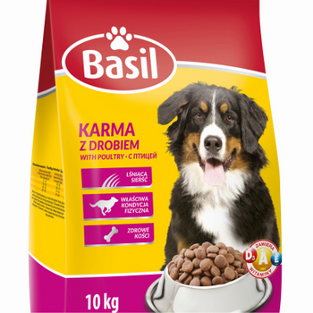 Karma sucha Basil 10 kg dla psa z drobiem