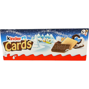 Zestaw 5x Ciastko Kinder Cards 5x25,6 g 