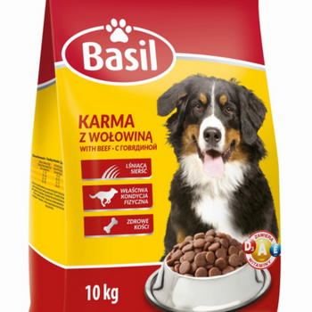 Karma sucha Basil 10 kg dla psa z wołowiną