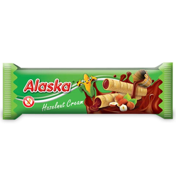 ZESTAW RURKI KUKURYDZIANE ALASKA ORZECHOWA 48X18G  BEZGLUTENOWE