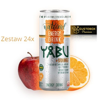 Zestaw 24 x Yabu Natural Drink Energy orange 250 ml