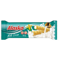 ZESTAW RURKI KUKURYDZIANE ALASKA MLECZNA 48X18G BEZGLUTENOWE